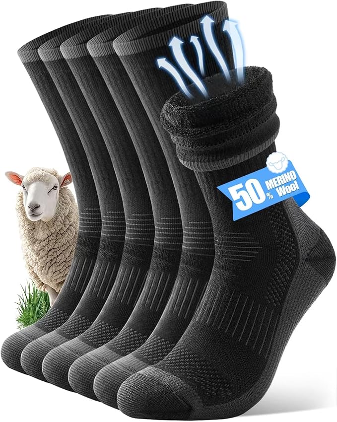 Discover the Ultimate Comfort with Merino Wool Hiking Crew Socks