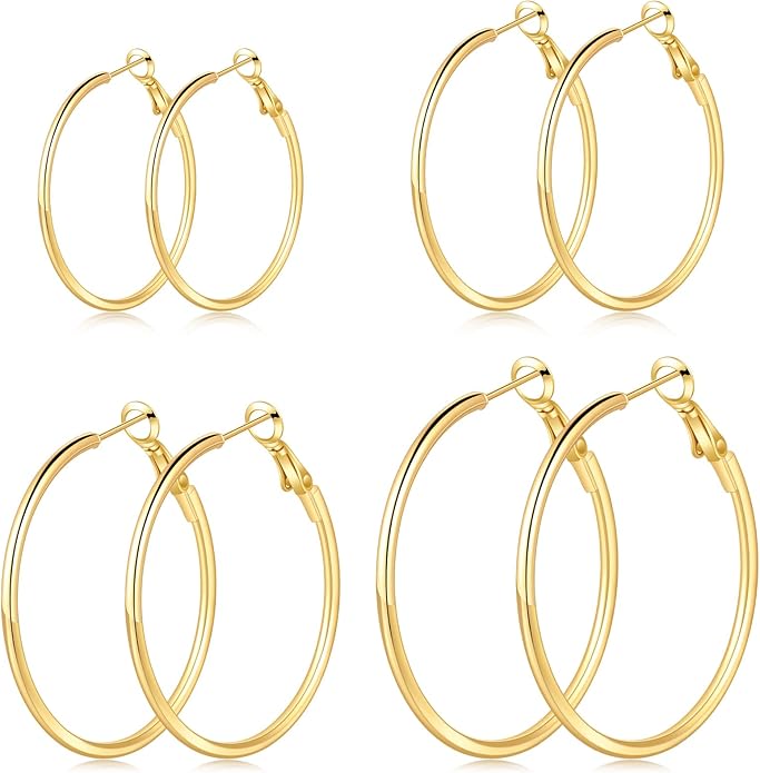 Why These Hypoallergenic Gold & Silver Hoop Earrings are a Must-Have