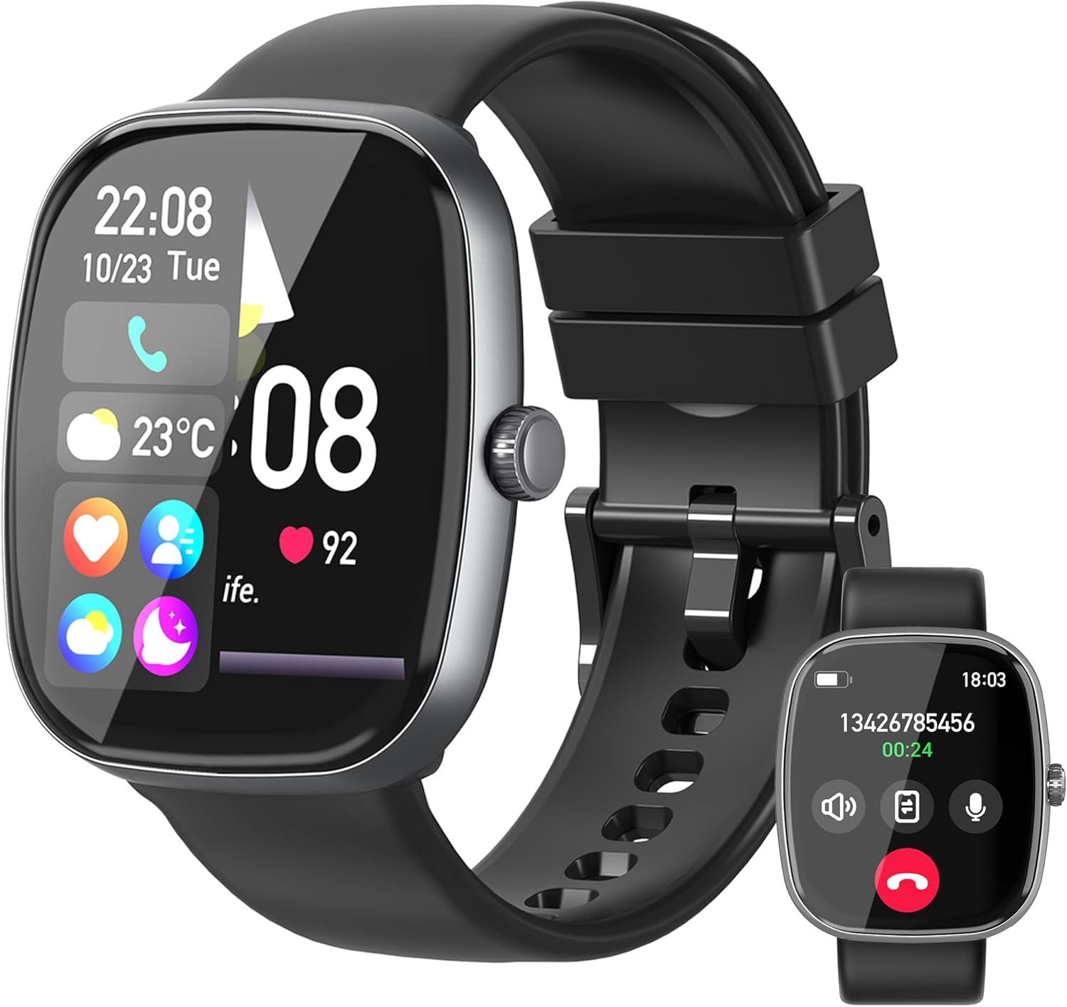 Revolutionize Your Fitness Routine with the Eigsupia 1.85" HD Smartwatch