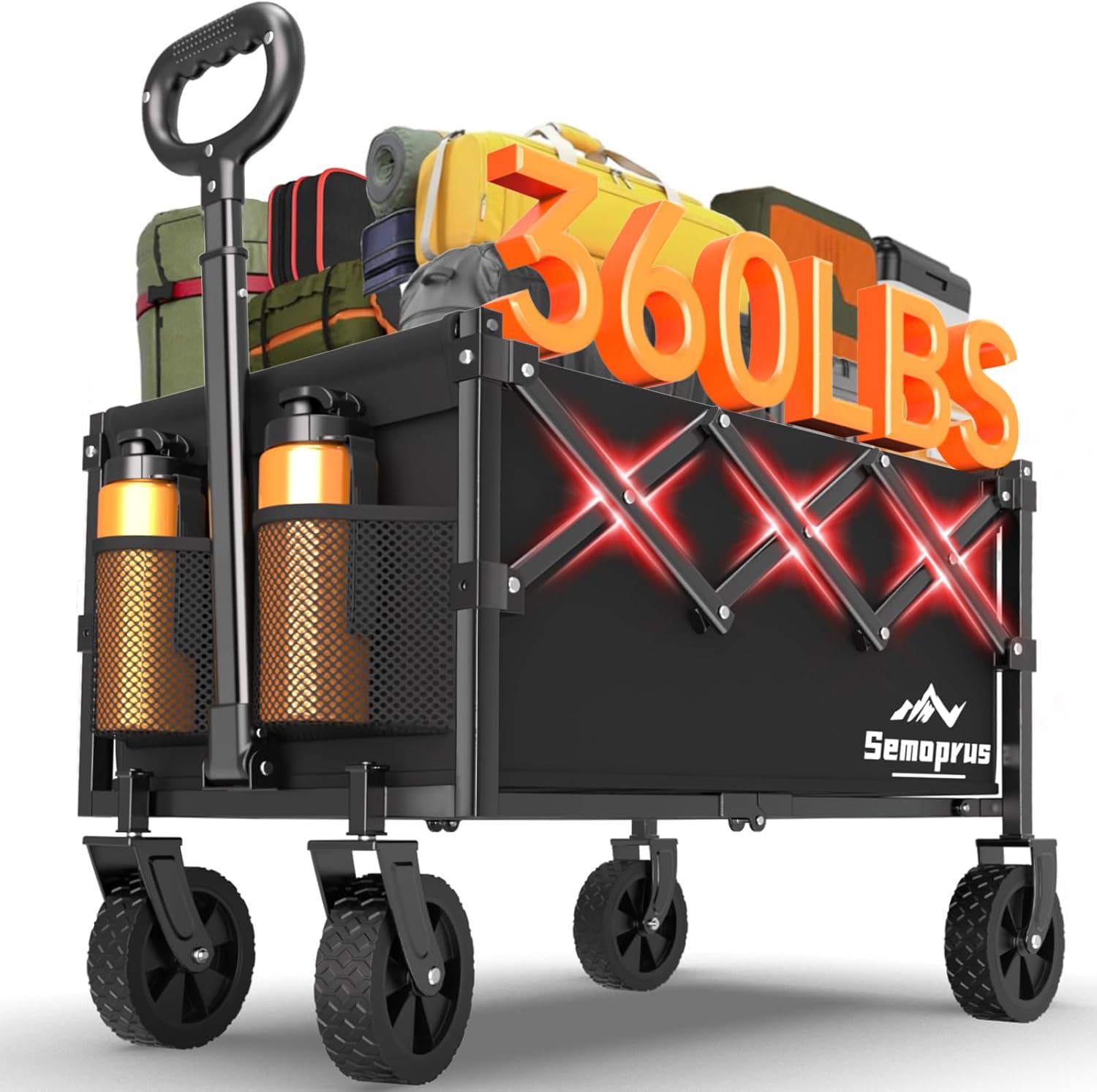 Streamline Your Adventures with the COZEER Heavy Duty Folding Wagon