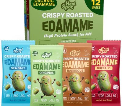 Discover the Crunch: Healspot Organic Edamame Beans - Your New Go-To Snack