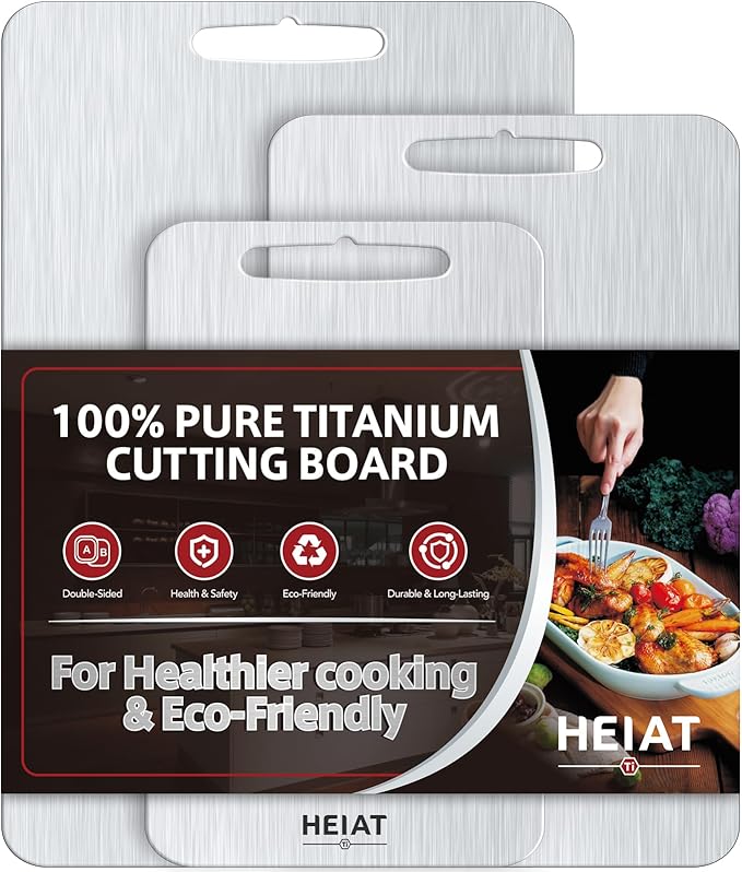 Why the Titanium Cutting Board Set of 3 is a Kitchen Game-Changer