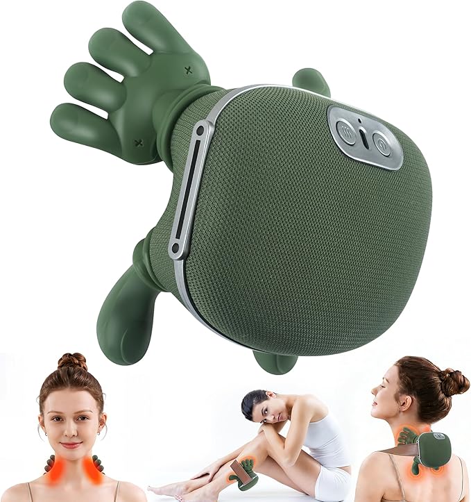 Experience Blissful Relaxation: Feyano Neck Massager with Heat and 4D Shiatsu