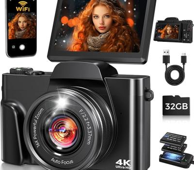 Capturing Moments Effortlessly: A Review of the FACLAM 4K Digital Camera for Photography and Vlogging